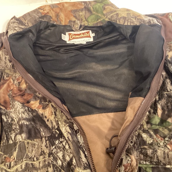 Gamehide Hunting Camouflage Jacket Mossy Oak Break Up removable hood Mens XXL - Picture 16 of 16